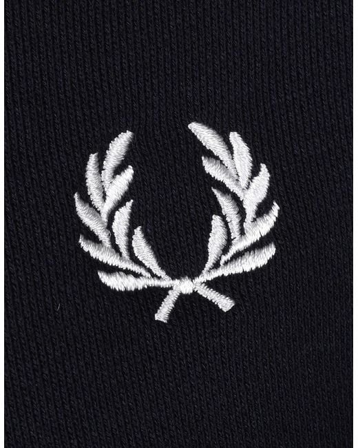 Fred Perry Blue Crew Neck Sweatshirt for men