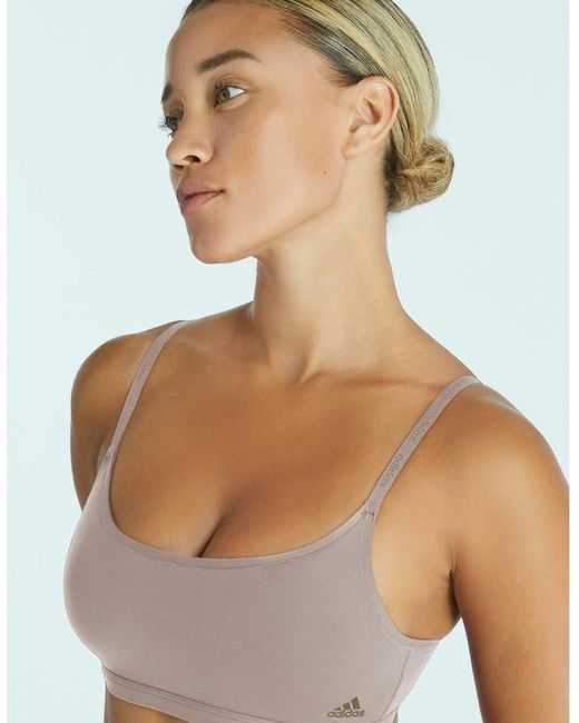Adidas Brown Scoop Bralette