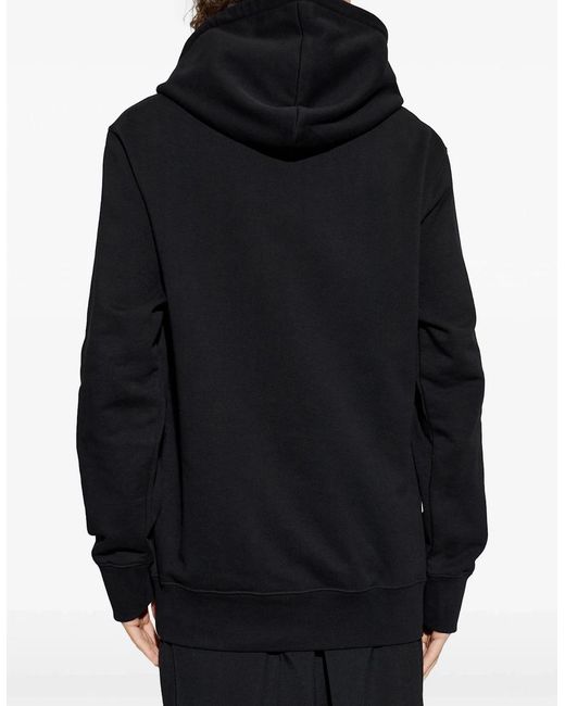 McQueen Blue Lace Skull Hooded Top for men