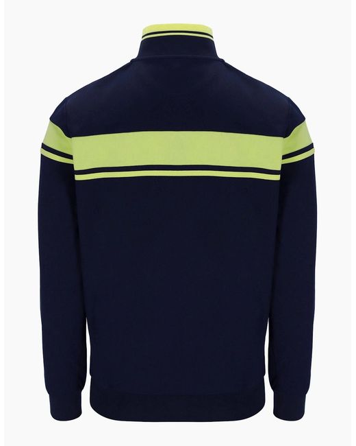 Sergio Tacchini Blue Damarindo Track Top Maritime/Celery for men