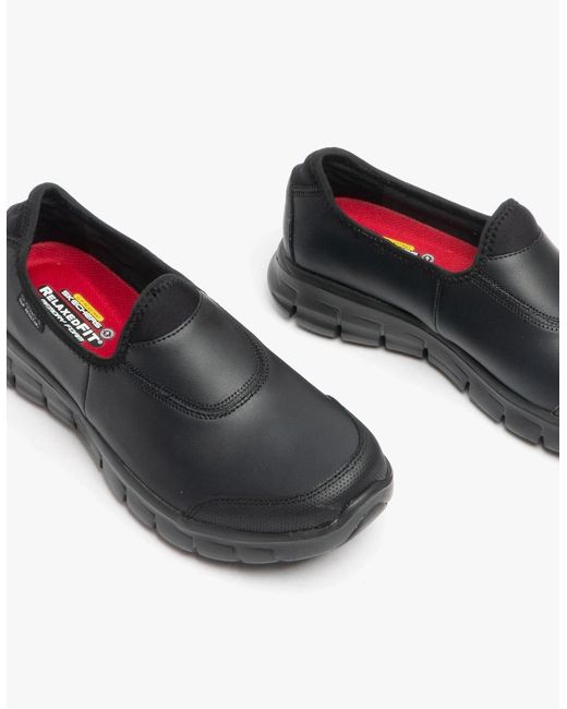 Skechers Black 76536Ec Sure Track Sr Low Top Shoes