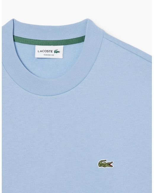 Lacoste Blue Sh9608 Crew Sweat