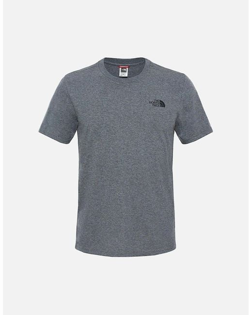 The North Face White T-Shirt Logo Short Sleeved Tee Cotton Crew Top for men