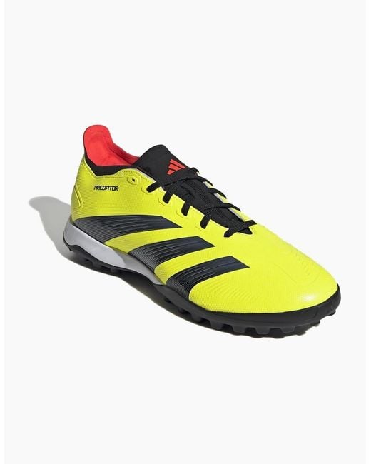 Adidas Predator Yellow Predator 24 League Low Turf Football Boots for men