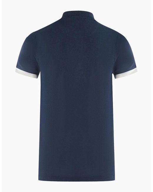 Aquascutum Blue London Aldis Polo Shirt for men