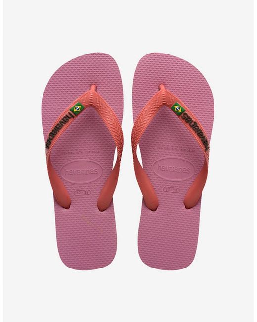 Havaianas Pink Brasil Flip Flops