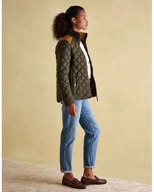 Joules Green Braemar Luxe Jacket Coat Heritage
