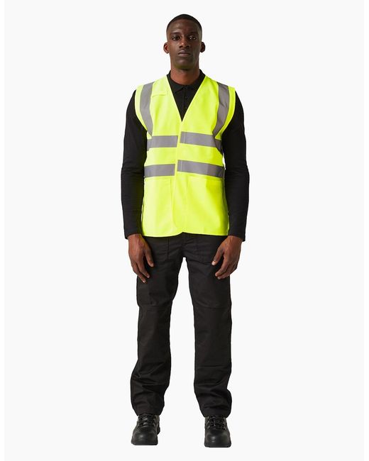 Regatta Yellow Professional Hi-Vis Vest for men