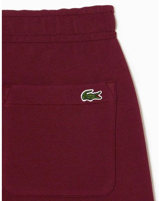 Lacoste Red Sweatpants