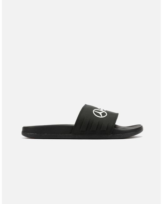 Adidas Originals Blue Adilette Comfort Mercedes Slides
