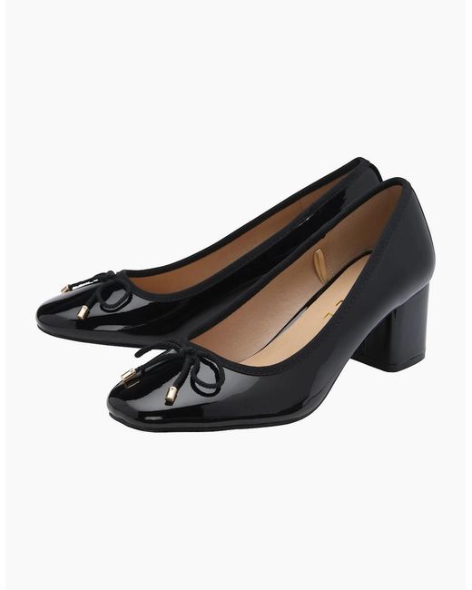 Ravel Black Darton Court Shoes