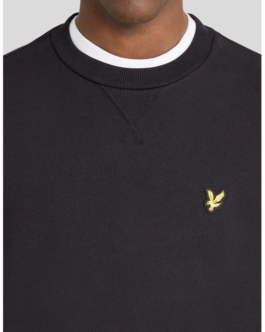 Lyle & Scott Gray Heavyweight Crew Neck Sweatshirt for men