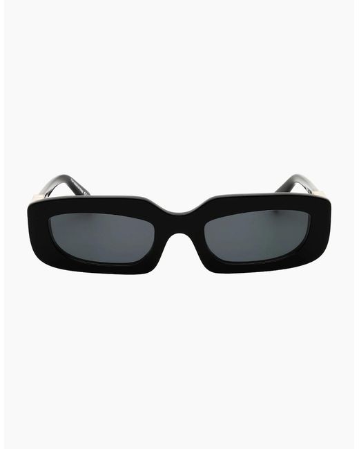 Off-White c/o Virgil Abloh Black Renton Thick Framed Sunglasses