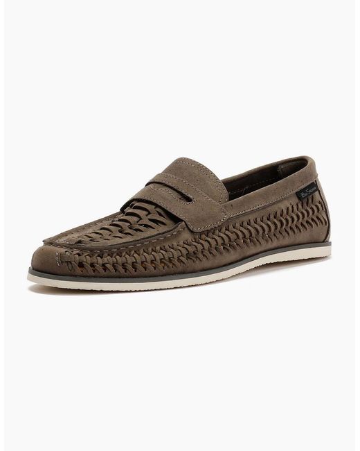 Ben Sherman Gray Miami Loafers for men