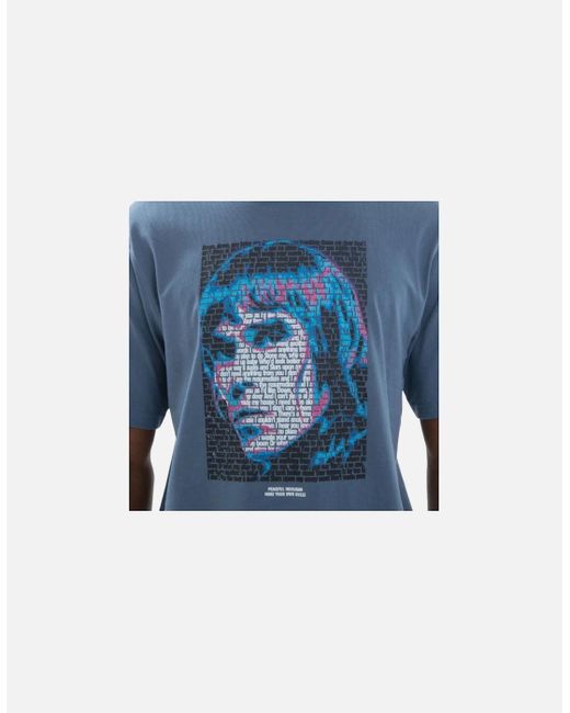 PEACEFUL HOOLIGAN Copen Resurrection T-Shirt in Blue for Men | Lyst UK