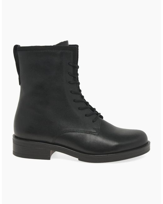 Gabor Black Hay Biker Boots