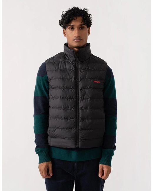 Boss Blue Hugo Banks2641 Padded Gilet for men