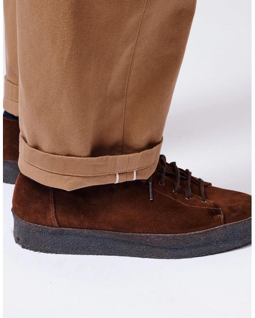 aubi Blue Ormsby Selvedge Chino for men