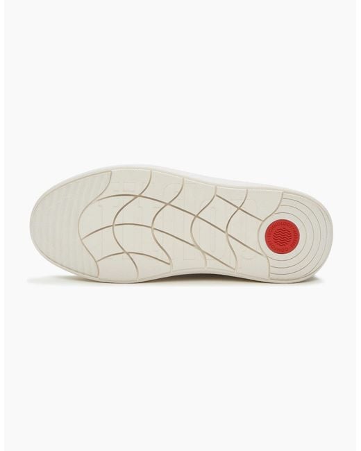 Fitflop White Rtg Lace Up Leather Hazy Taupe/ Trainers