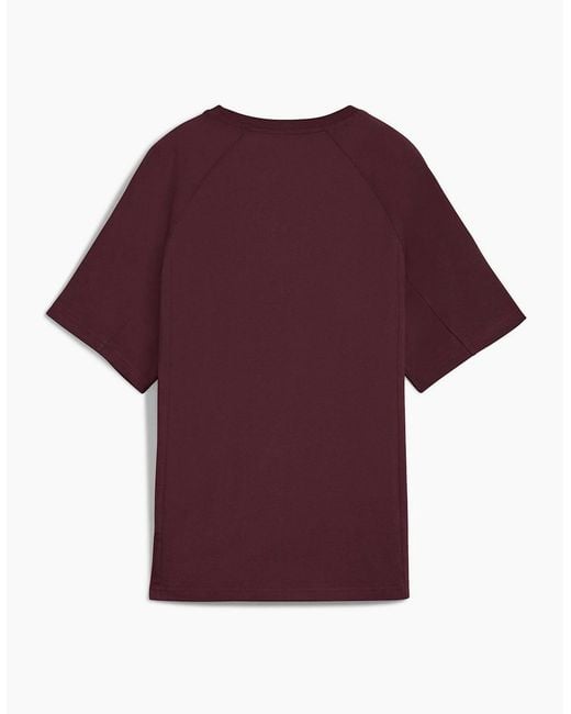 PUMA Brown Sport Relaxed Tee Oversized Fit T-Shirt
