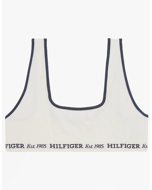 Tommy Hilfiger Natural Bralette Bikini Top Ivory
