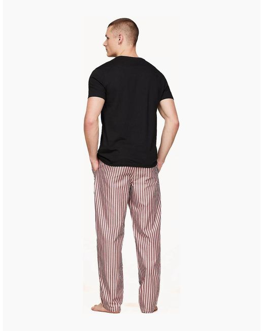 Tommy Hilfiger Black 3-Pack Signature Lounge T-Shirts for men