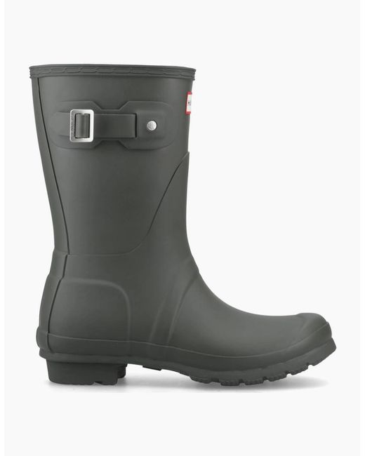 Hunter Black Original Short Wellingtons
