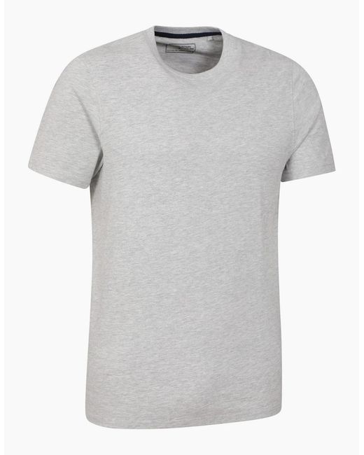 Mountain Warehouse Gray Flint Crew Neck T-Shirt for men
