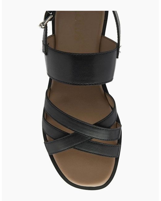 Lotus Black Torro Sandals