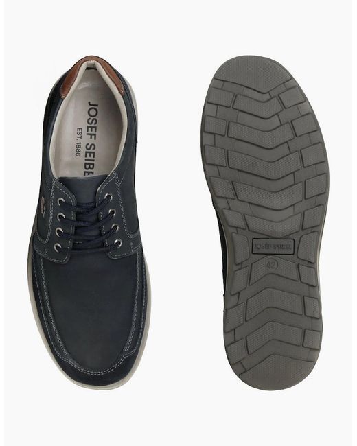 Josef Seibel Black Marley 51 Waterproof Shoes for men
