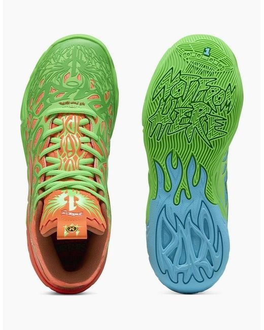 PUMA Green Mb.04 Tmnt L And M Basketball Trainers for men