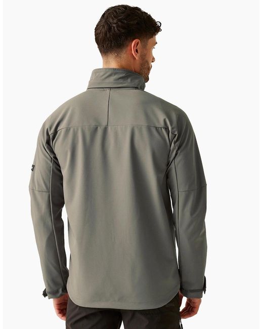 Regatta Gray Arana Waterproof Soft Shell Jacket for men