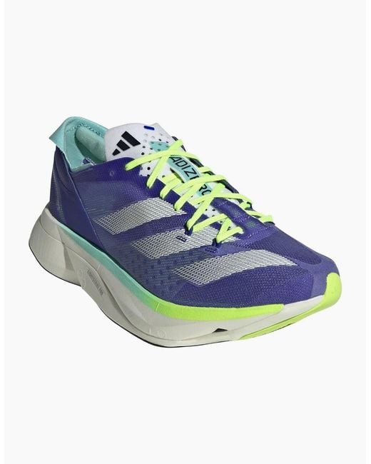 Adidas Blue Adizero Adios Pro 3 Shoes