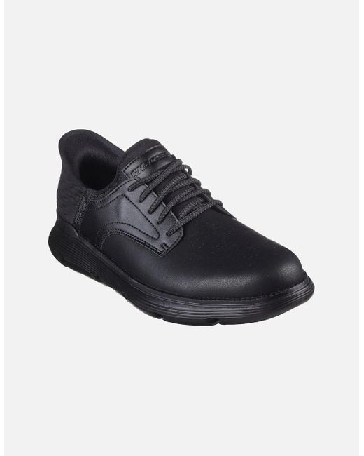 Skechers Blue Garza Gervin 205046-Bbk Lace Up Shoe for men