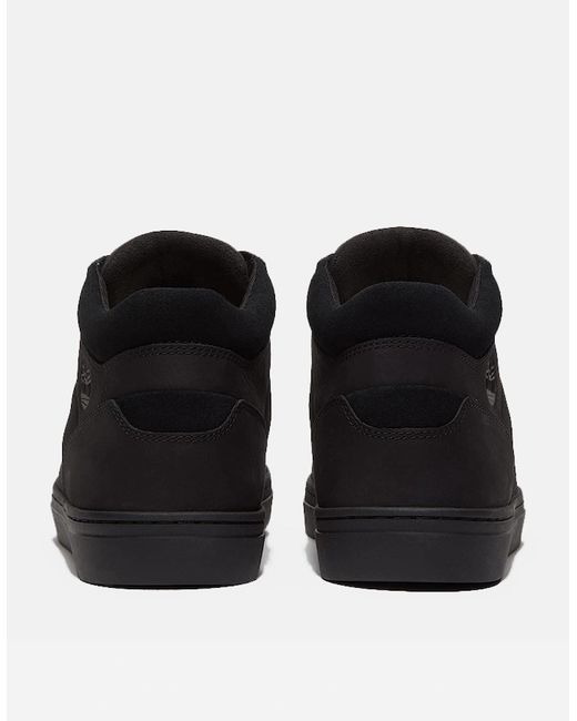 Timberland Black Lisbon Hills Mid Lace Up Shoes for men