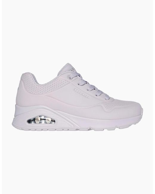 Skechers Purple Uno Stand On Air Memory Foam Skech-Air Trainers