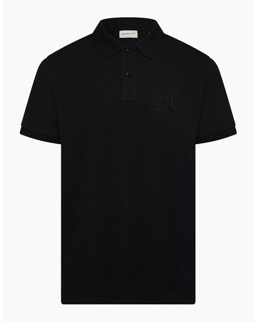 Gant Black Reg Tonal Shield for men