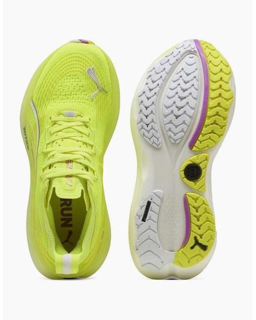 PUMA Yellow Foreverrun Nitro 2 Wn Road Running Shoes
