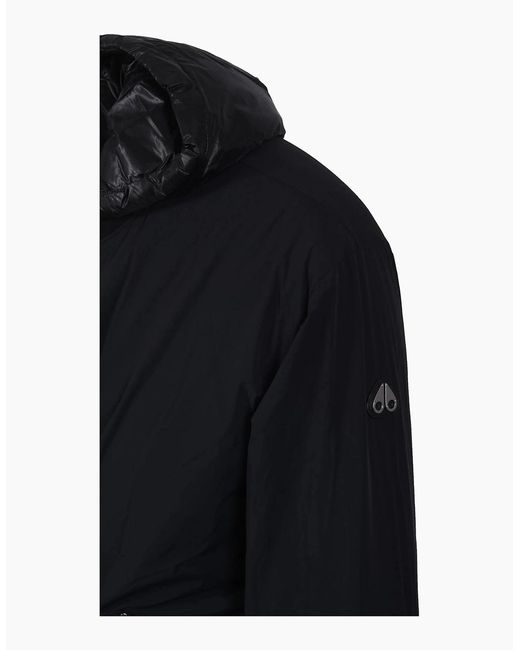 Moose Knuckles Blue Brixton Bomber for men
