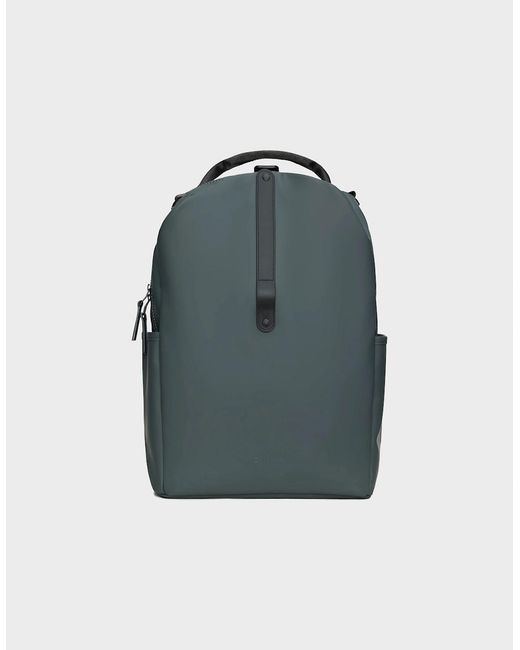 Rains Black Clip Front Backpack