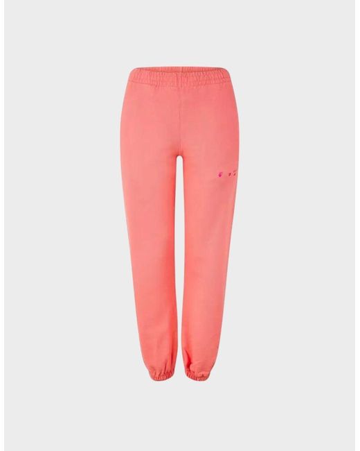 Off-White c/o Virgil Abloh Pink Jogging Bottoms Coral