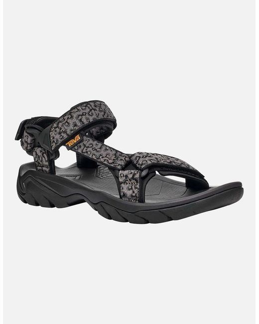 Teva Black Terra Fi 5 Universal Walking Sandals for men