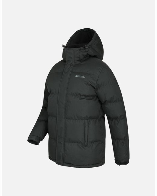 Mountain Warehouse Black Snow Padded Jacket for men