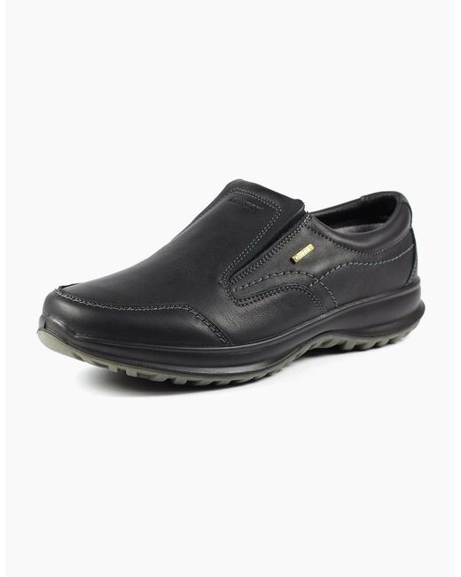Grisport Black Melrose Slip On Shoes for men