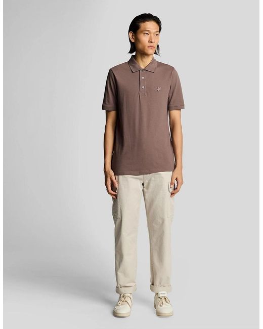 Lyle & Scott White Cargo Trouser for men