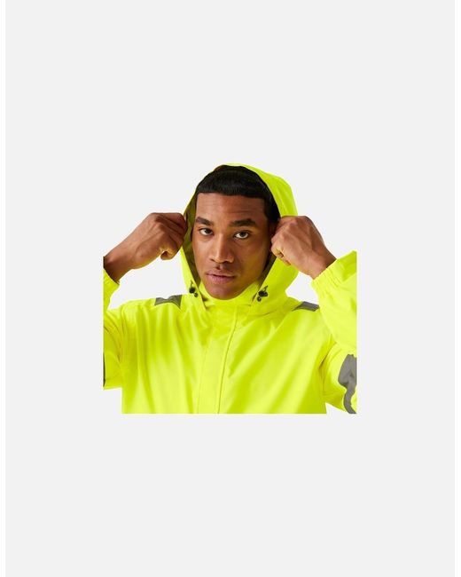 Regatta Yellow Professional Pro Contract Dover Hi-Vis Jacket for men