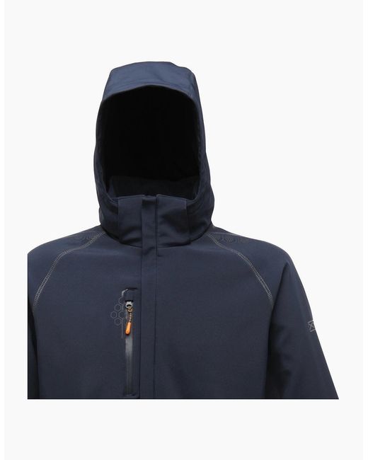 Regatta Blue X-Pro Repeller Softshell Jacket (Water Repellent) for men