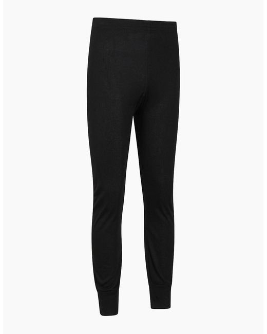 Mountain Warehouse Black Talus Base Layer Bottoms for men