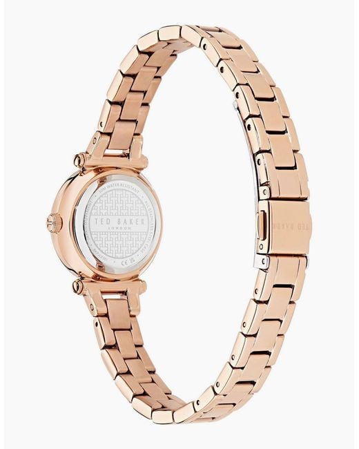 Ted Baker Natural Iconic Chain Bracelet With Logo for men