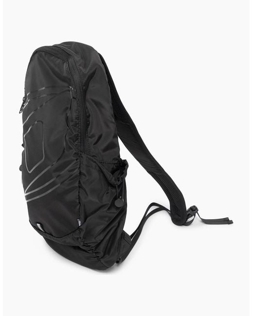 DIESEL Black Drape Sling Bag for men